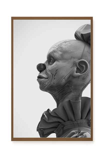 Side Clown Canvas Print