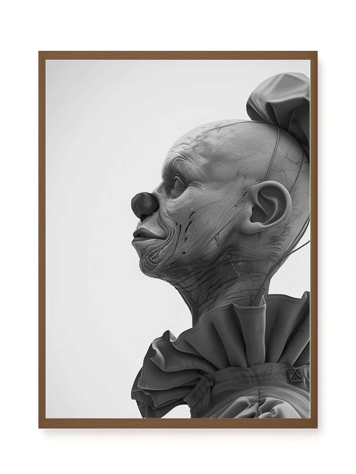Side Clown Canvas Print