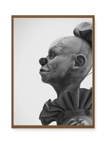 Side Clown Canvas Print