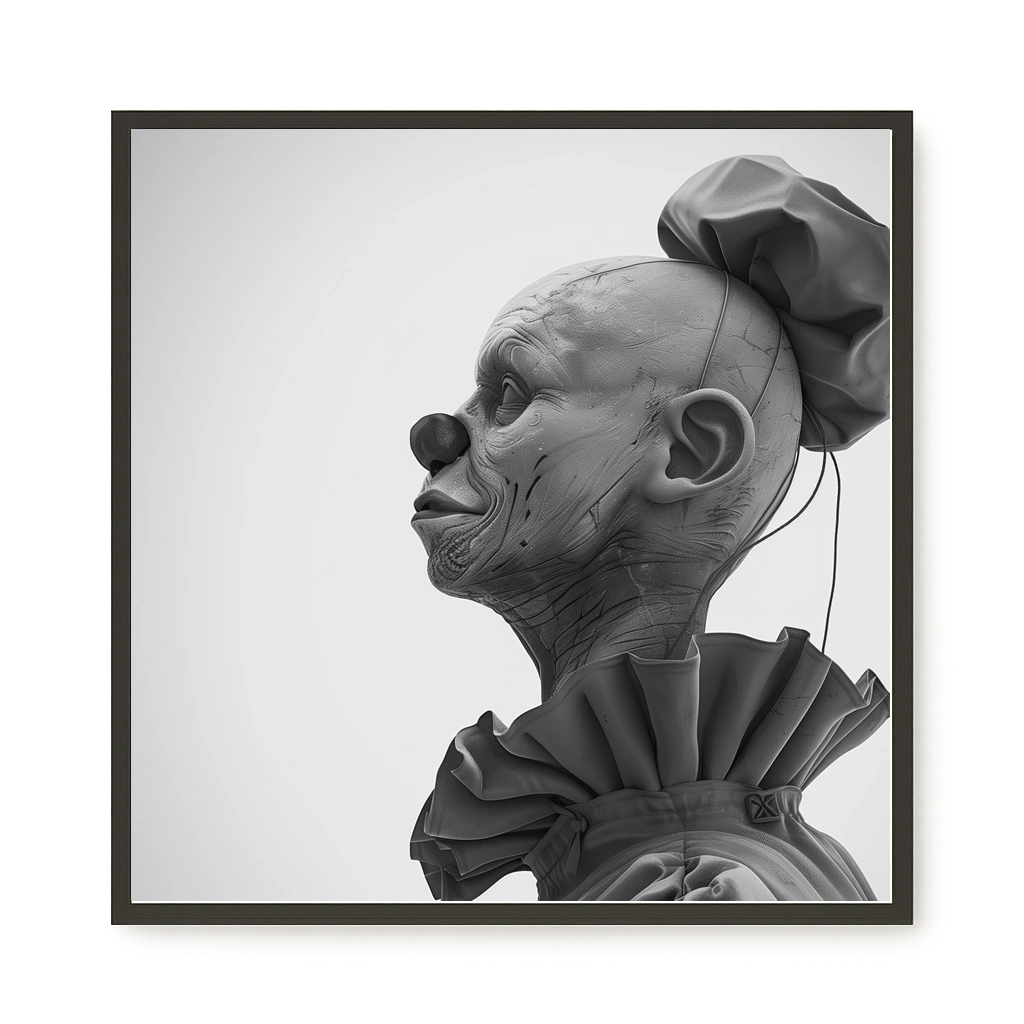 Side Clown Canvas Print