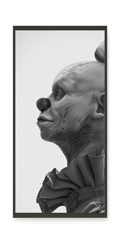 Side Clown Canvas Print