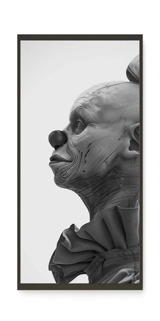 Side Clown Canvas Print