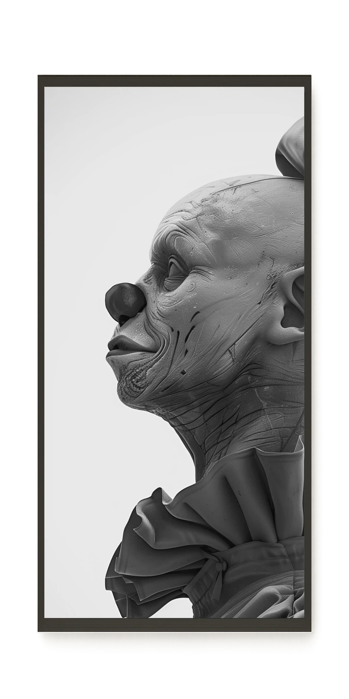 Side Clown Canvas Print
