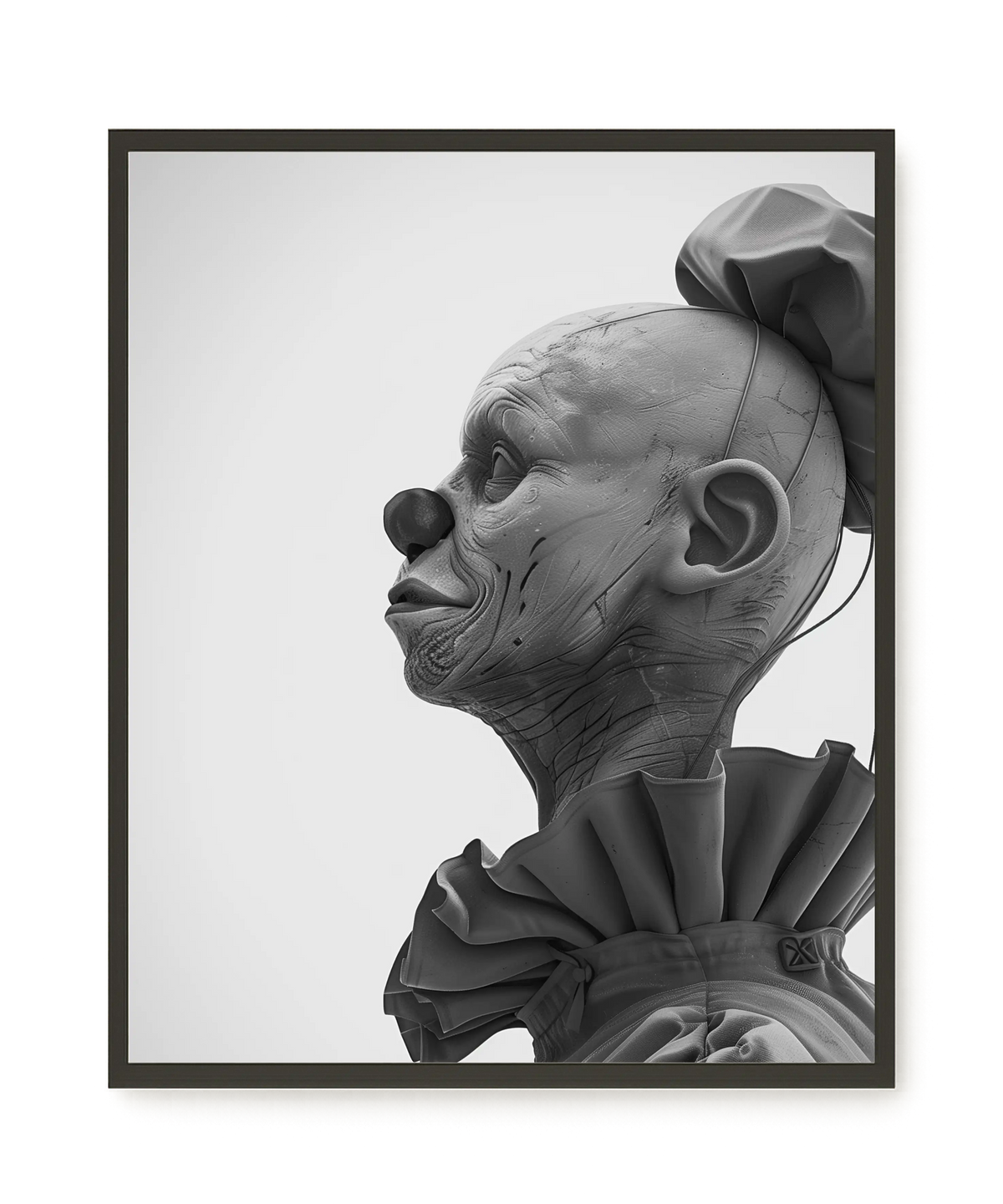 Side Clown Canvas Print