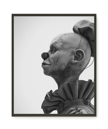 Side Clown Canvas Print