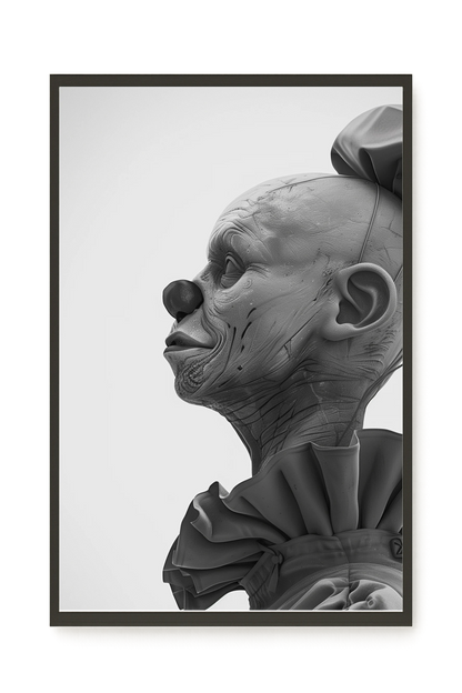Side Clown Canvas Print