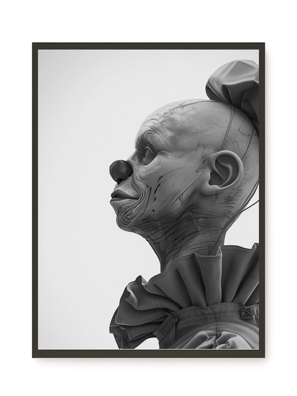Side Clown Canvas Print