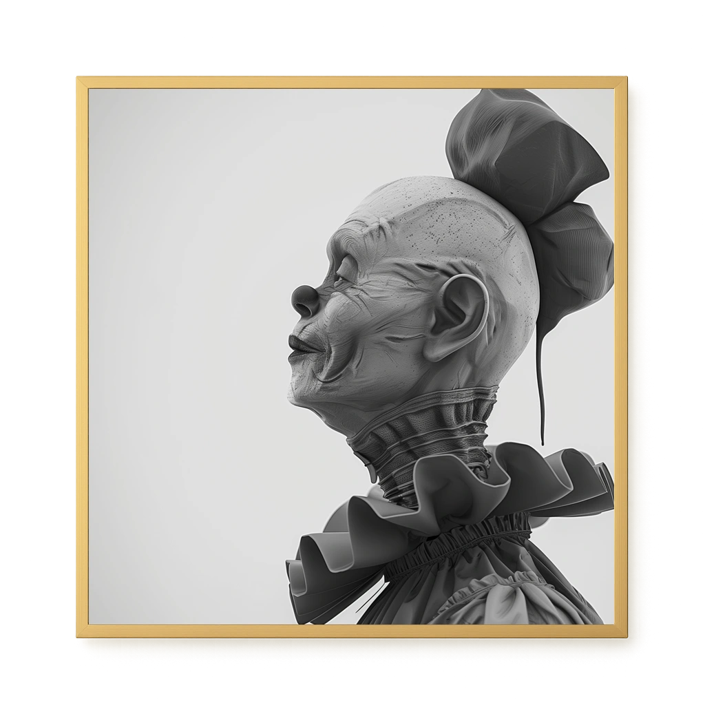 Sad Clown Canvas Print