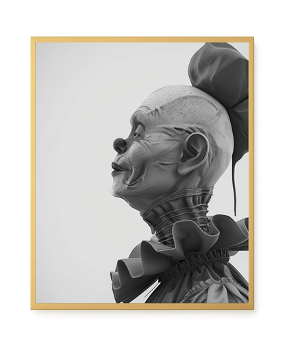 Sad Clown Canvas Print