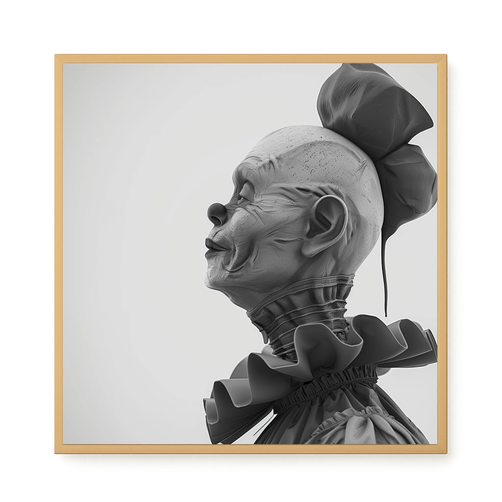 Sad Clown Canvas Print