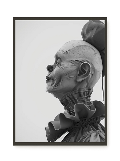 Sad Clown Canvas Print