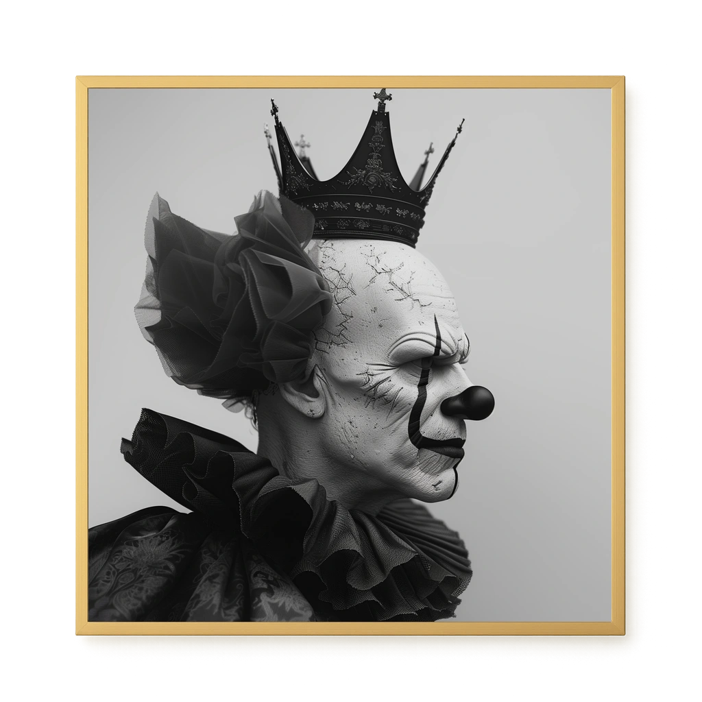 Royal Clown Canvas Wall Art