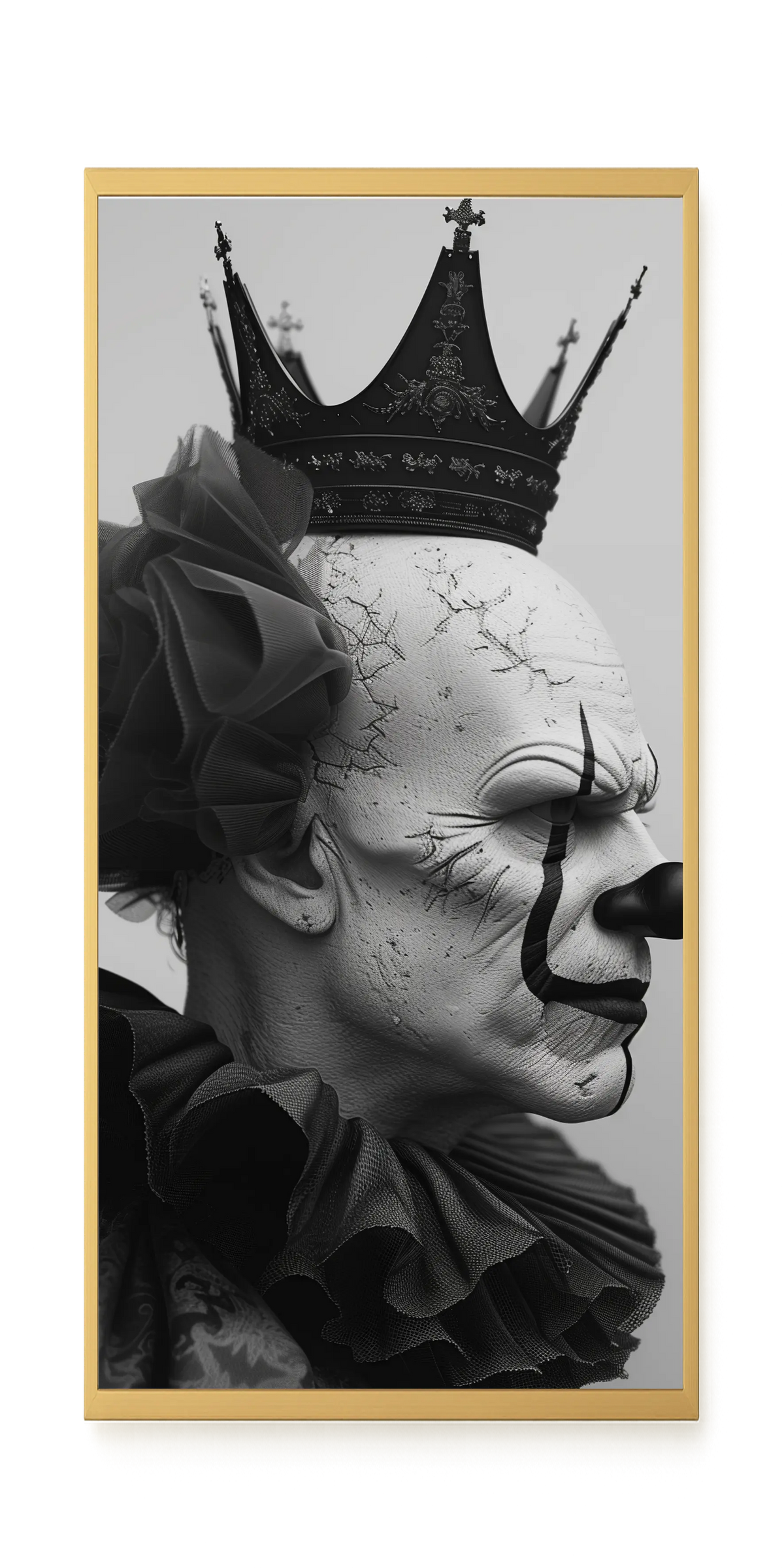 Royal Clown Canvas Wall Art