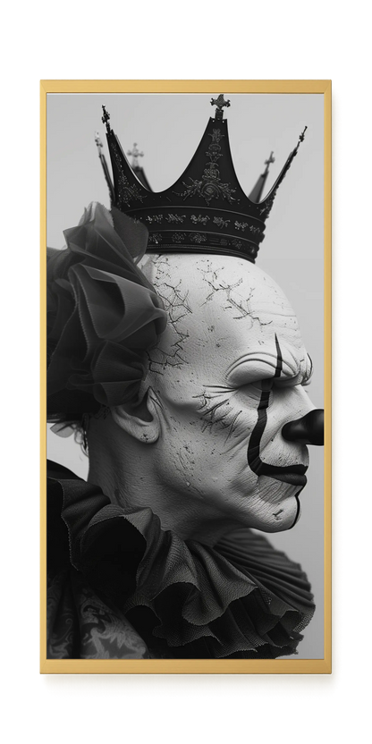 Royal Clown Canvas Wall Art