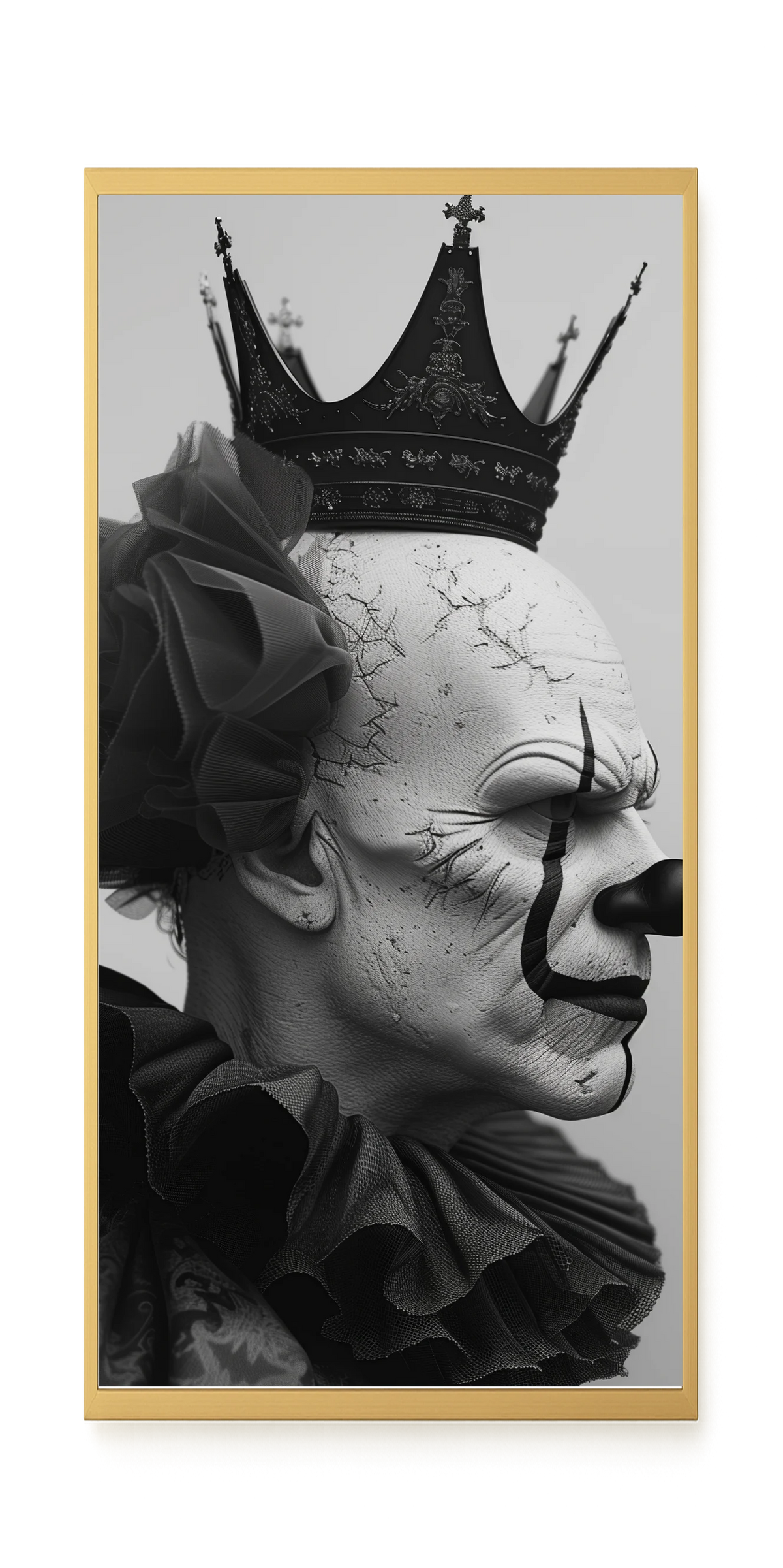 Royal Clown Canvas Wall Art