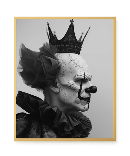Royal Clown Canvas Wall Art