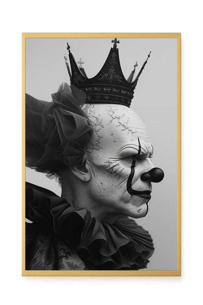 Royal Clown Canvas Wall Art