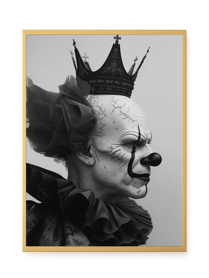 Royal Clown Canvas Wall Art