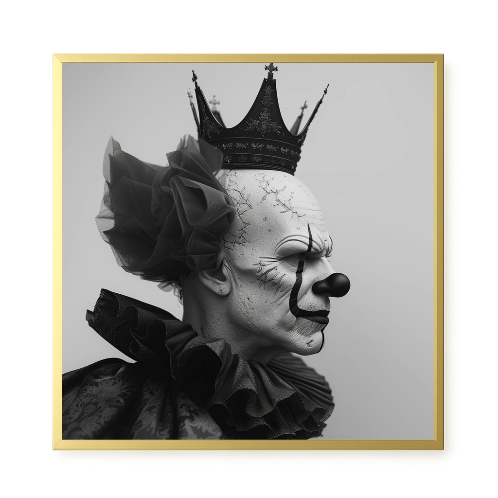 Royal Clown Canvas Wall Art