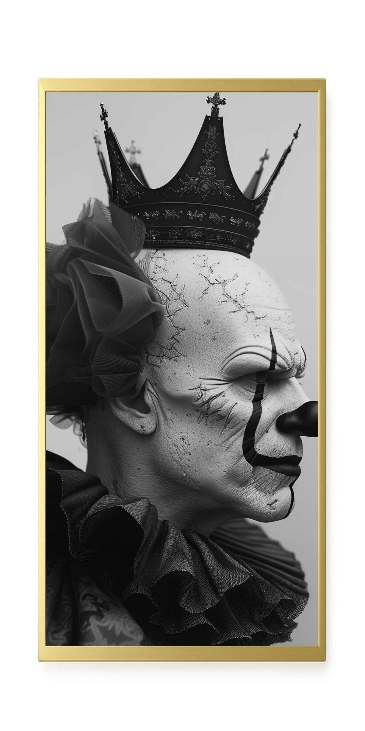 Royal Clown Canvas Wall Art