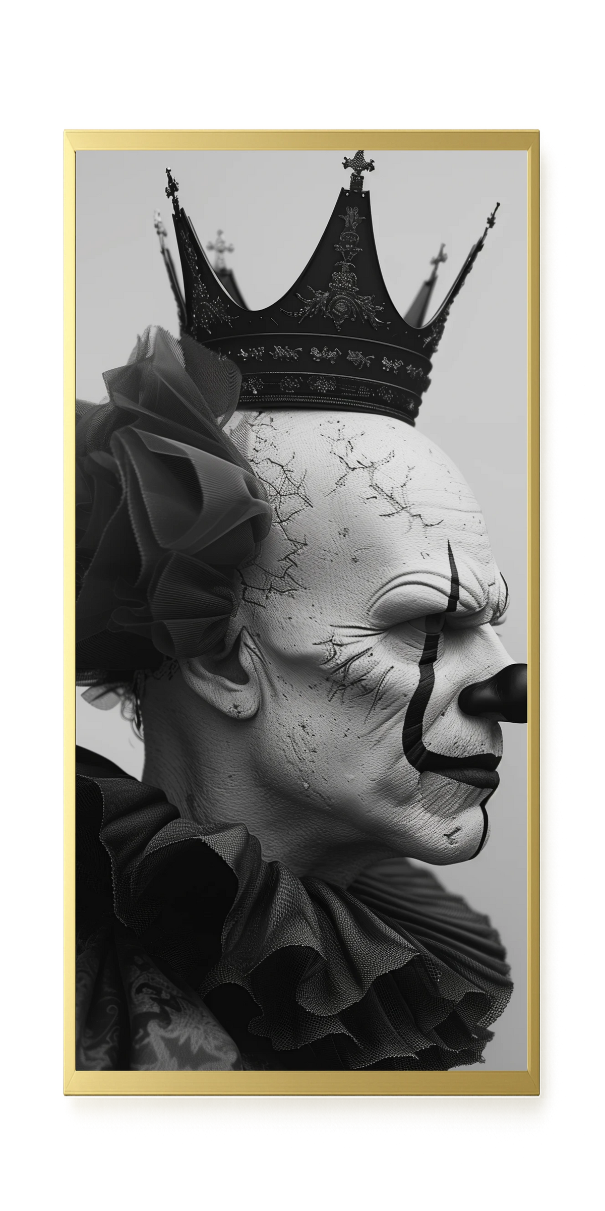 Royal Clown Canvas Wall Art