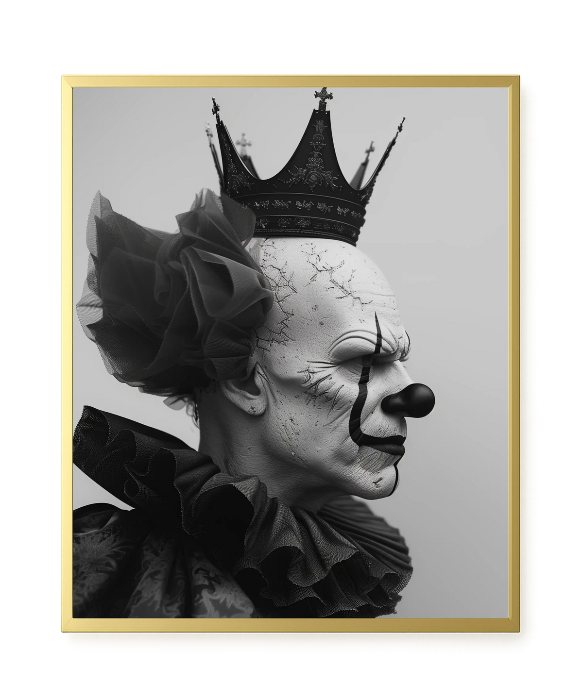 Royal Clown Canvas Wall Art