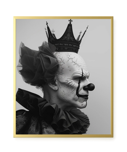 Royal Clown Canvas Wall Art