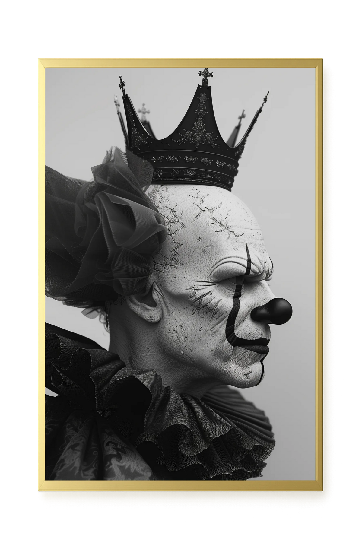 Royal Clown Canvas Wall Art