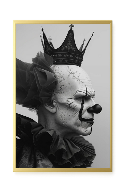 Royal Clown Canvas Wall Art