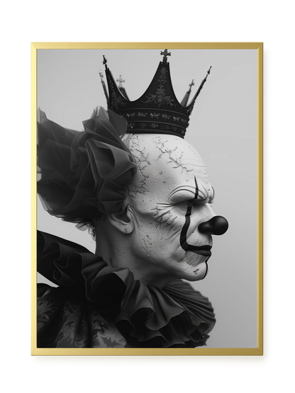 Royal Clown Canvas Wall Art
