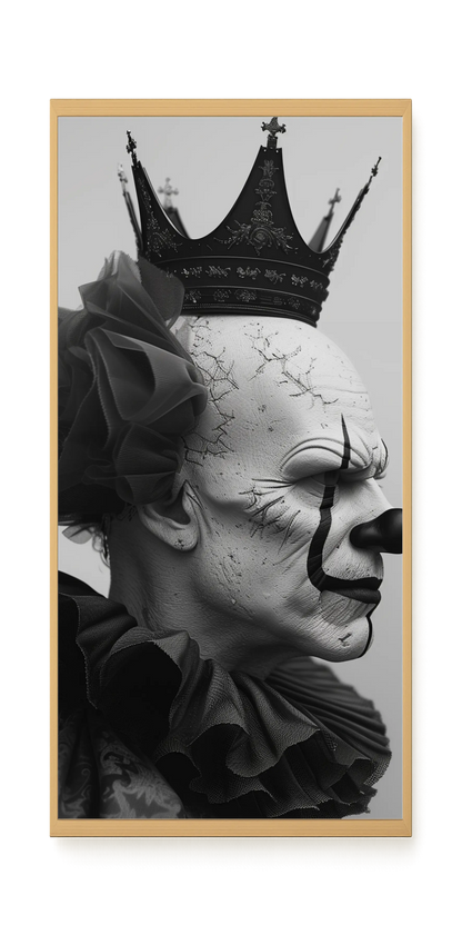 Royal Clown Canvas Wall Art