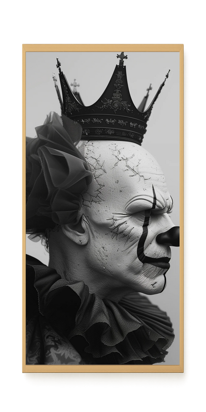 Royal Clown Canvas Wall Art
