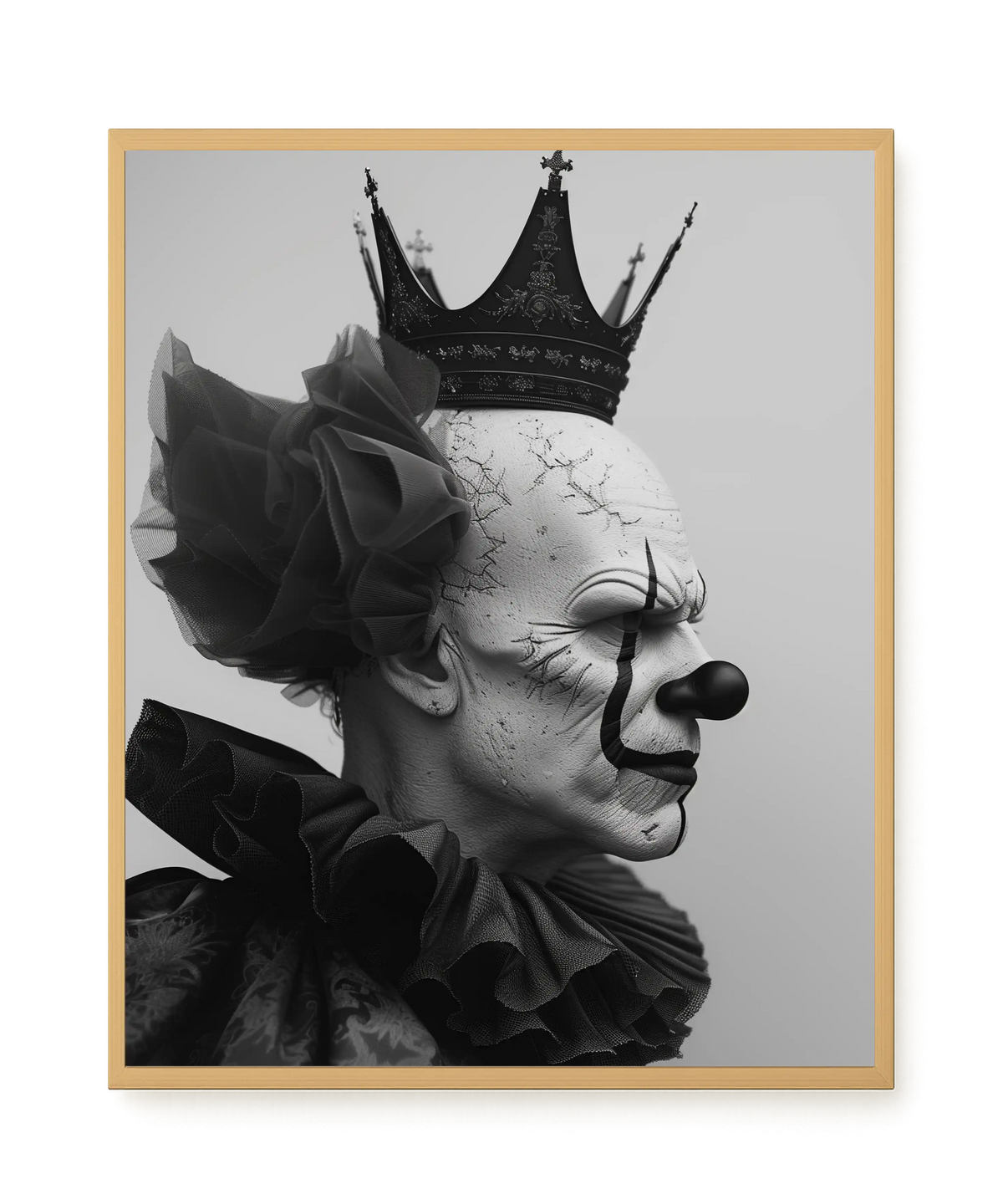 Royal Clown Canvas Wall Art