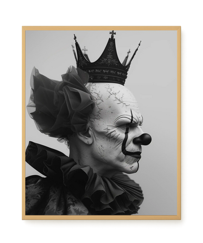 Royal Clown Canvas Wall Art