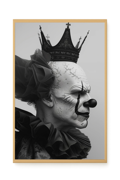 Royal Clown Canvas Wall Art