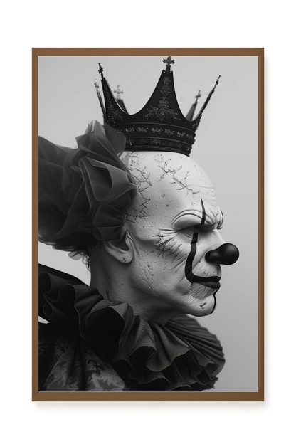 Royal Clown Canvas Wall Art