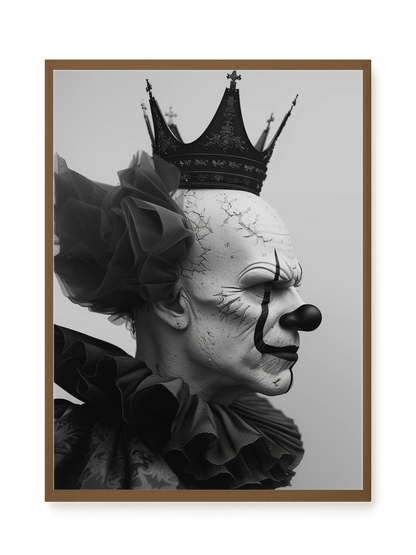 Royal Clown Canvas Wall Art