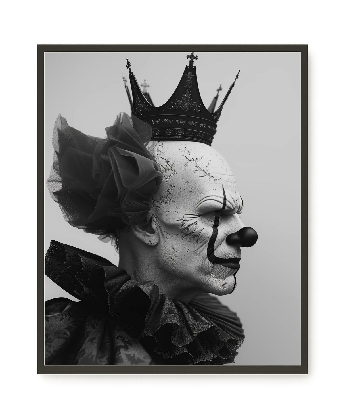 Royal Clown Canvas Wall Art