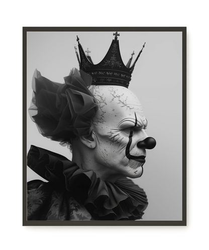 Royal Clown Canvas Wall Art