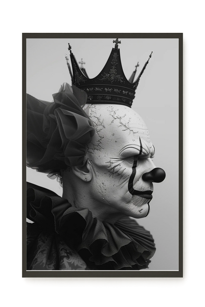Royal Clown Canvas Wall Art