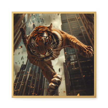Urban Tiger Canvas Print