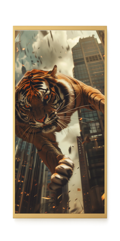 Urban Tiger Canvas Print