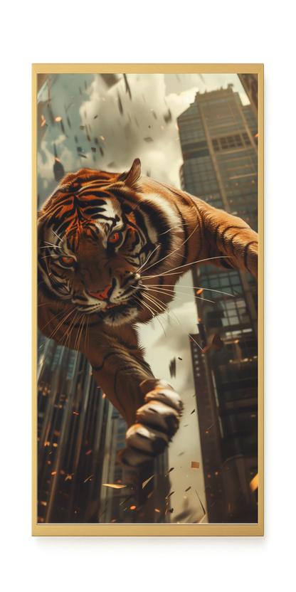 Urban Tiger Canvas Print