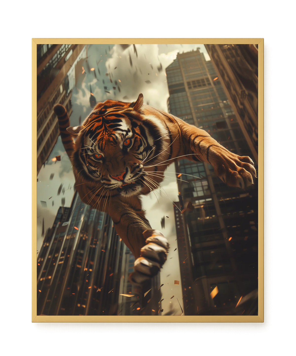 Urban Tiger Canvas Print