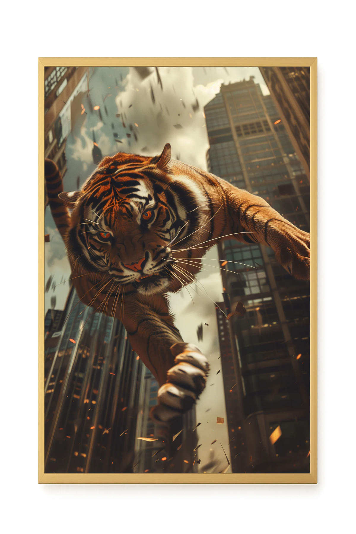 Urban Tiger Canvas Print