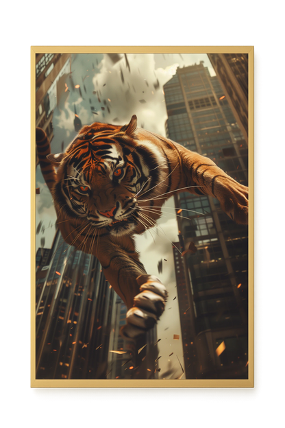 Urban Tiger Canvas Print
