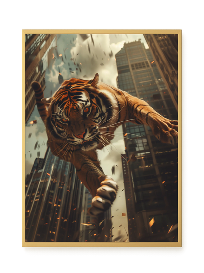 Urban Tiger Canvas Print