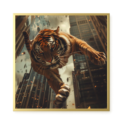 Urban Tiger Canvas Print