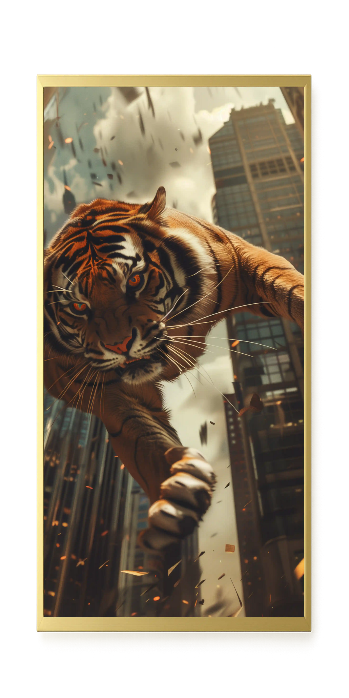 Urban Tiger Canvas Print