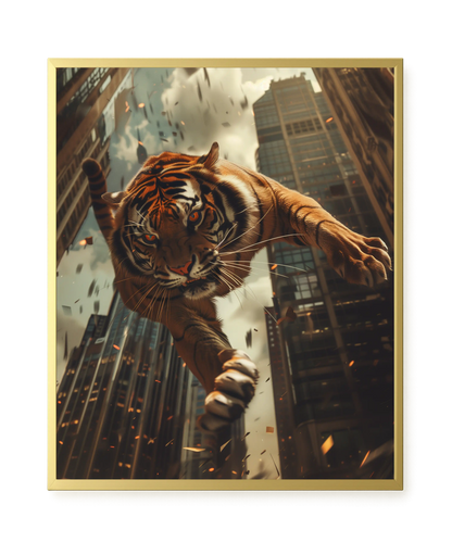 Urban Tiger Canvas Print